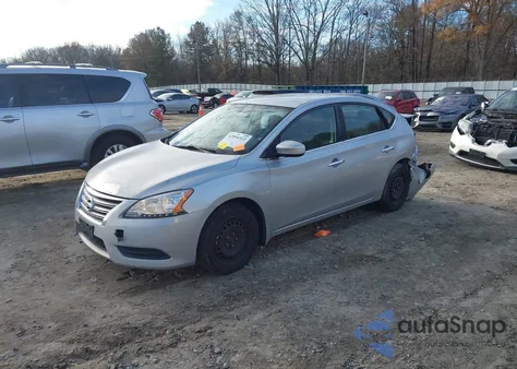 2015 Nissan Sentra Sv from USA, damaged, VIN 3N1AB7AP3FY298693